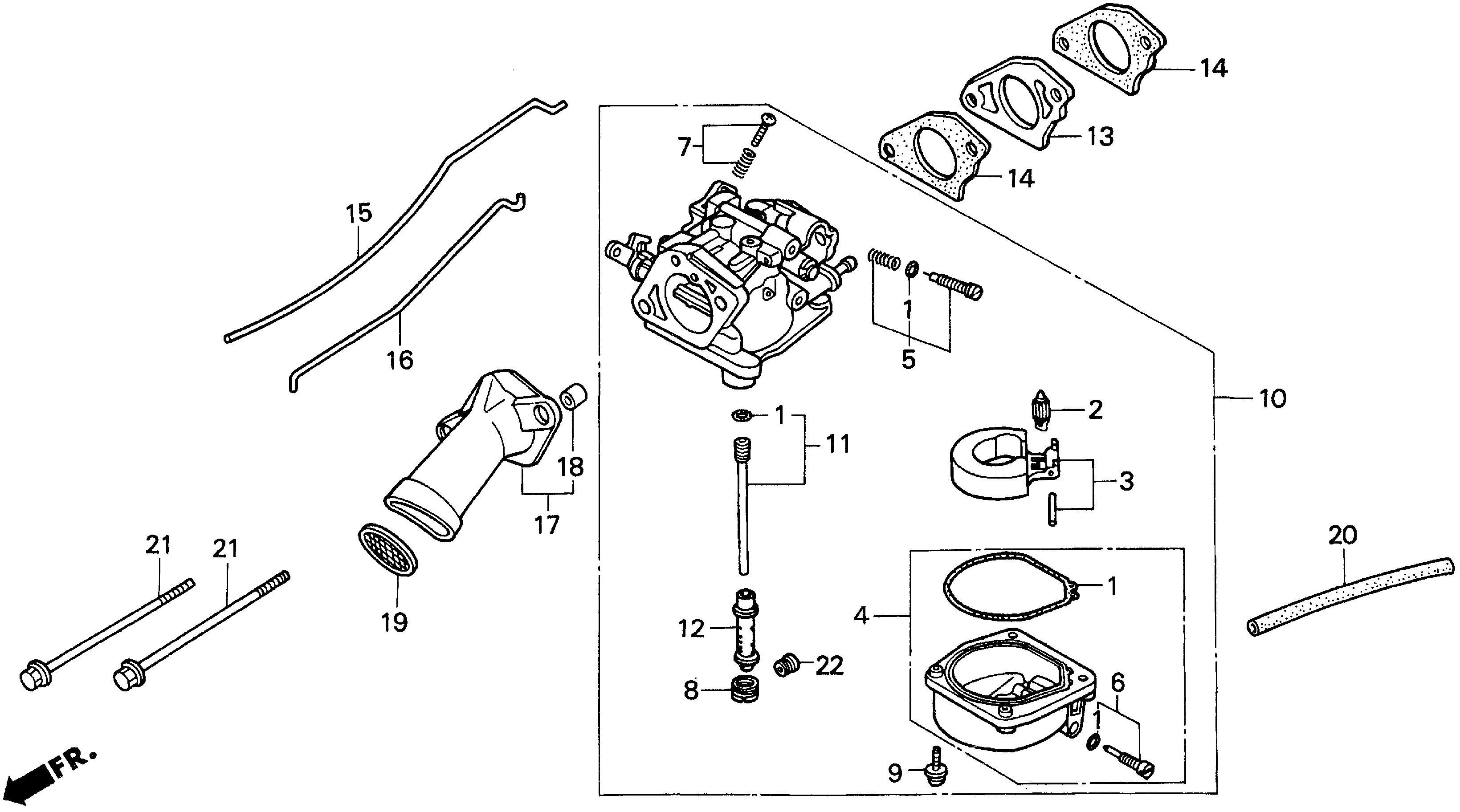 Parts for Portable Outboard Engines (2 - 20 hp) BF BF9 BF9